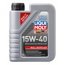 Моторное масло LIQUI MOLY MoS2 LEICHTLAUF 15W40 / 1932 (1л)