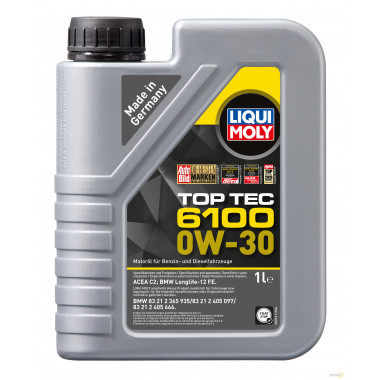 Моторное масло LIQUI MOLY TOP TEC 6100 0W30 / 20777 (1л)