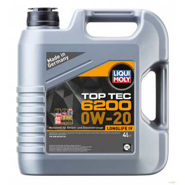 Моторное масло LIQUI MOLY TOP TEC 6200 0W20 / 20788 (4л)