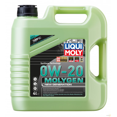 Моторное масло LIQUI MOLY MOLYGEN NEW GENERATION 0W20 / 21357 (4л)