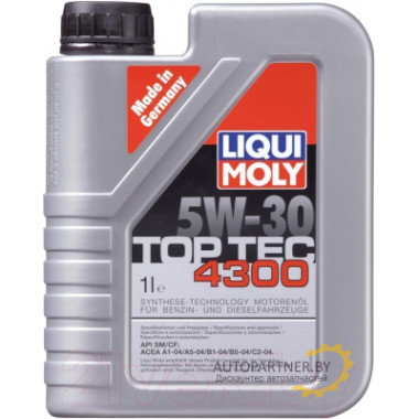 Моторное масло LIQUI MOLY TOP TEC 4300 5W30 / 2323 (1л)
