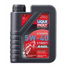 Моторное масло LIQUI MOLY MOTORBIKE 4T SYNTH STREET RACE 5W40 / 2592 (1л)