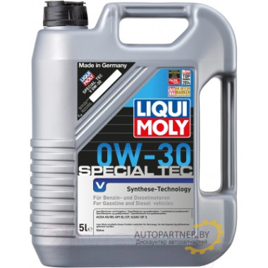 Моторное масло LIQUI MOLY SPECIAL TEC V 0W30 / 2853 (5л)