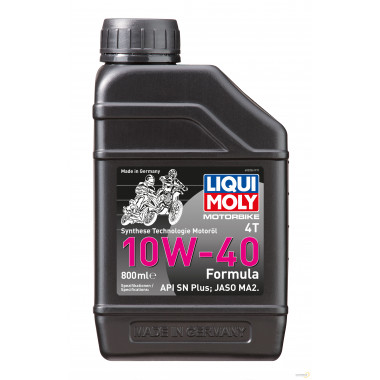 Моторное масло LIQUI MOLY MOTORBIKE 4T FORMULA 10W40 / 3036 (0.8л)