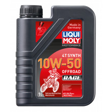 Моторное масло LIQUI MOLY MOTORBIKE 4T SYNTH OFFROAD RACE 10W50 / 3051 (1л)