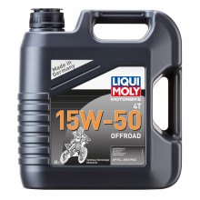 Моторное масло LIQUI MOLY MOTORBIKE 4T OFFROAD 15W50 / 3058 (4л)