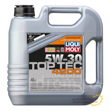 Моторное масло LIQUI MOLY TOP TEC 4200 5W30 / 3715 (4л)