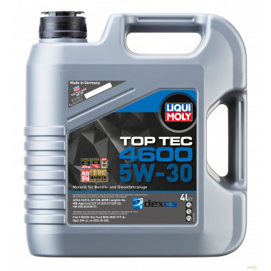 Моторное масло LIQUI MOLY TOP TEC 4600 5W30 / 3763 (4л)