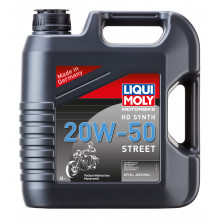 Моторное масло LIQUI MOLY MOTORBIKE HD SYNTH STREET 20W50 / 3817 (4л)