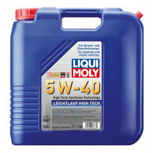 Моторное масло LIQUI MOLY LEICHTLAUF HIGH TECH 5W40 / 3867 (20л)