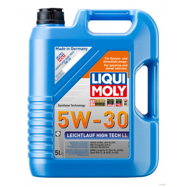 Моторное масло LIQUI MOLY LEICHTLAUF HIGH TECH LL 5W30 / 39007 (5л)