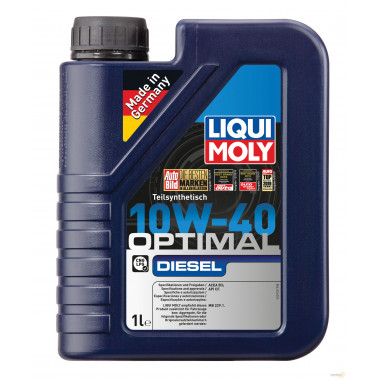 Моторное масло LIQUI MOLY OPTIMAL DIESEL 10W40 / 3933 (1л)