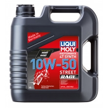 Моторное масло LIQUI MOLY MOTORBIKE 4T SYNTH STREET RACE 10W50 / 1686 (4л)