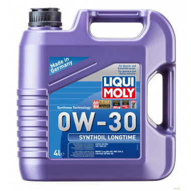 Моторное масло LIQUI MOLY SYNTHOIL LONGTIME 0W30 / 7511 (4л)