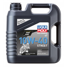 Моторное масло LIQUI MOLY MOTORBIKE 4T STREET 10W40 / 1243 (4л)