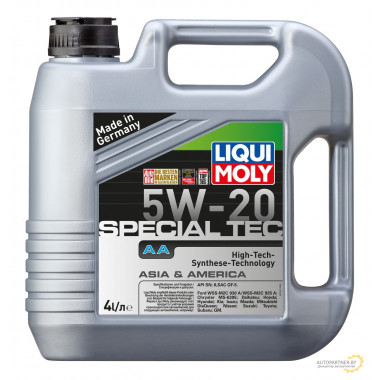 Моторное масло LIQUI MOLY SPECIAL TEC AA 5W20 / 7621 (4л)