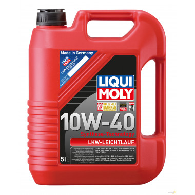 Моторное масло LIQUI MOLY LKW LEICHTLAUF MOTOROIL 10W40 / 8026 (5л)