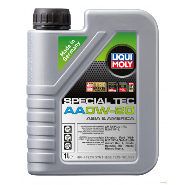Моторное масло LIQUI MOLY SPECIAL TEC AA 0W20 / 8065 (1л)