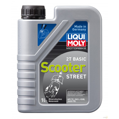 Моторное масло LIQUI MOLY MOTORBIKE 2T SYNTH BASIC SCOOTER STREET / 1619 (1л)