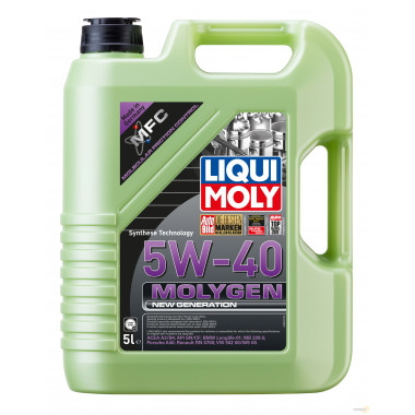 Моторное масло LIQUI MOLY MOLYGEN NEW GENERATION 5W40 / 39023 (5л)