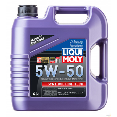 Моторное масло LIQUI MOLY SYNTHOIL HIGH TECH 5W50 / 9067 (4л)