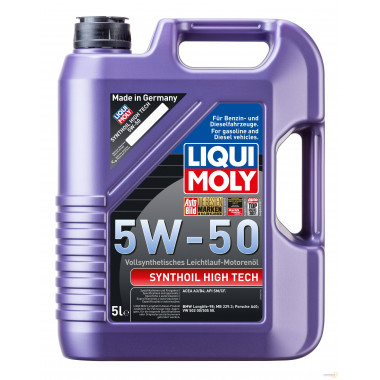 Моторное масло LIQUI MOLY SYNTHOIL HIGH TECH 5W50 / 9068 (5л)