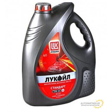 Моторное масло LUKOIL (ЛУКОЙЛ) СТАНДАРТ 15W40 SF/CC / 19436 (5л)