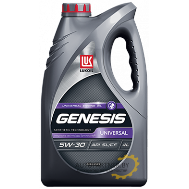 Моторное масло LUKOIL (ЛУКОЙЛ) GENESIS UNIVERSAL 5W30 / 3148621 (4л)