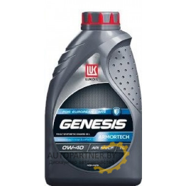 Моторное масло LUKOIL (ЛУКОЙЛ) GENESIS ARMORTECH 0W40 / 3150660 (1л)