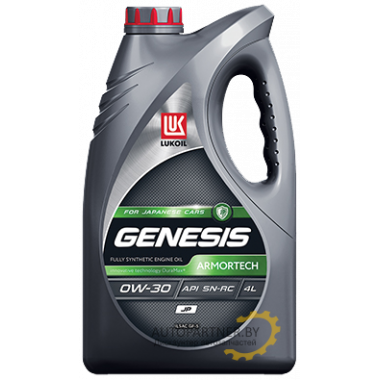 Моторное масло LUKOIL (ЛУКОЙЛ) GENESIS ARMORTECH JP 0W30 / 3173837 (4л)