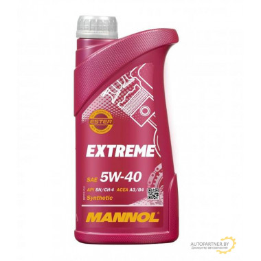 Моторное масло MANNOL EXTREME 5W40 / 44 (1л)