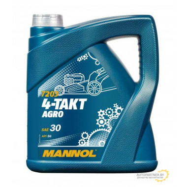 Моторное масло MANNOL 4-TAKT AGRO SAE 30 / 54927 (4л)