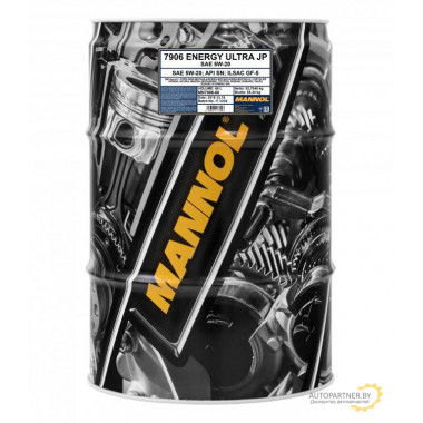Моторное масло MANNOL ENERGY ULTRA JP 5W20 / 55337 (60л)