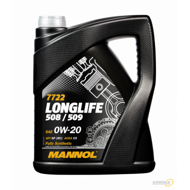Моторное масло MANNOL LONGLIFE 508/509 0W20 / 57016 (5л)