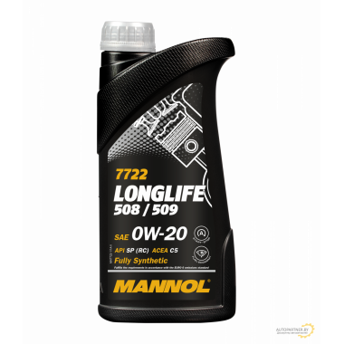 Моторное масло MANNOL LONGLIFE 508/509 0W20 / 57030 (1л)