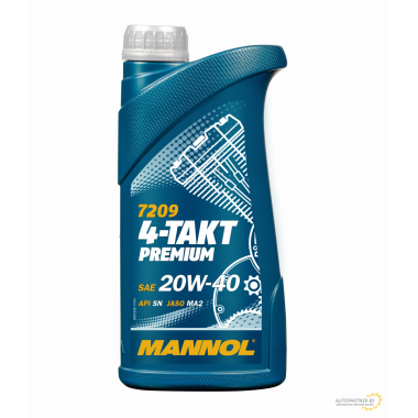 Моторное масло MANNOL 4-TAKT PREMIUM 20W40 / 57138 (1л)