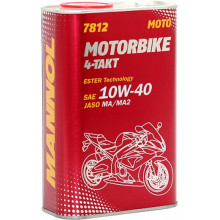 Моторное масло MANNOL 4-TAKT MOTORBIKE 10W40 / 57550 (1л)