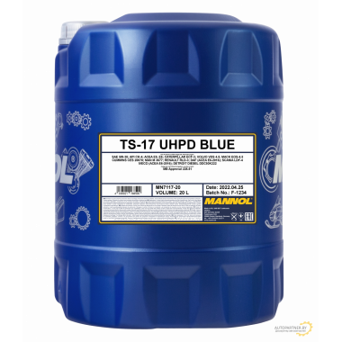 Моторное масло MANNOL TS17 UHPD BLUE 5W30 / 56706 (20л)