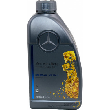 Моторное масло MERCEDES GENUINE ENGINE OIL 5W40 / A000989200711FAER (1л)