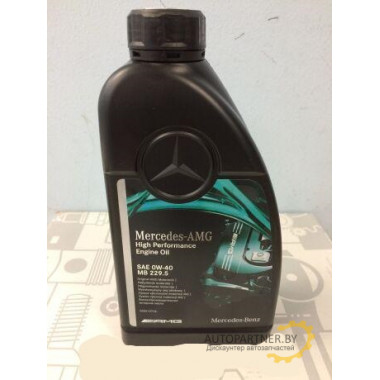 Моторное масло MERCEDES HIGH PERFOMANCE ENGINE OIL 0W40 / A000989530411FCCE (1л)