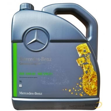 Моторное масло MERCEDES PKW MOTORENOL 10W40 / A000989470413FBFR (5л)
