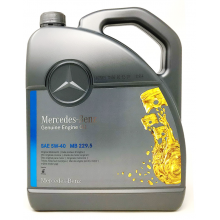 Моторное масло MERCEDES GENUINE ENGINE OIL 5W40 / A000989790213BIFR (5л)