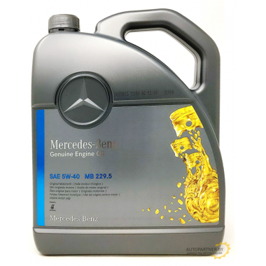 Моторное масло MERCEDES GENUINE ENGINE OIL 5W40 / A000989790213BIFR (5л)