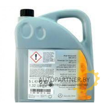 Моторное масло MERCEDES PKW MOTORENOL 5W40 / A0009898301AAA4 (5л)
