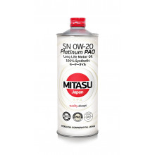 Моторное масло MITASU PLATINUM PAO SN 0W-20 / MJ-110-1 (1л)