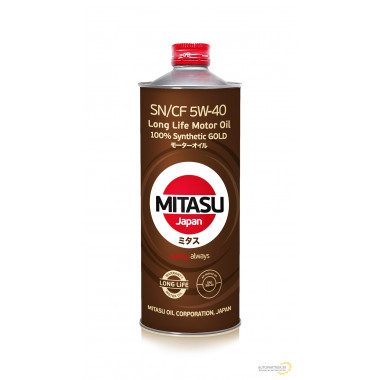 Моторное масло MITASU GOLD LL SN/CF 5W-40 / MJ-107-1 (1л)