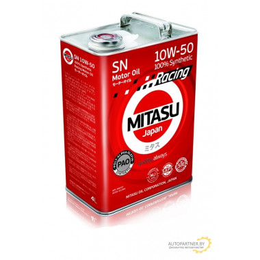 Моторное масло MITASU RACING MOTOR OIL SN 10W-50 / MJ-115-4 (4л)