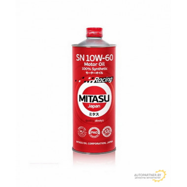 Моторное масло MITASU RACING MOTOR OIL SN 10W-60 / MJ-116-1 (1л)