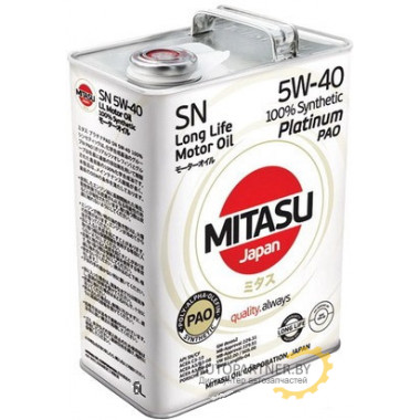 Моторное масло MITASU ULTRA PAO LL DIESEL CJ-4/SN 5W-40 / MJ-211-6 (6л)