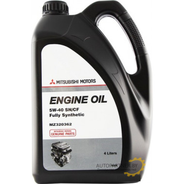 Моторное масло MITSUBISHI ENGINE OIL SN/CF 5W-40 / MZ320362 (4л)
